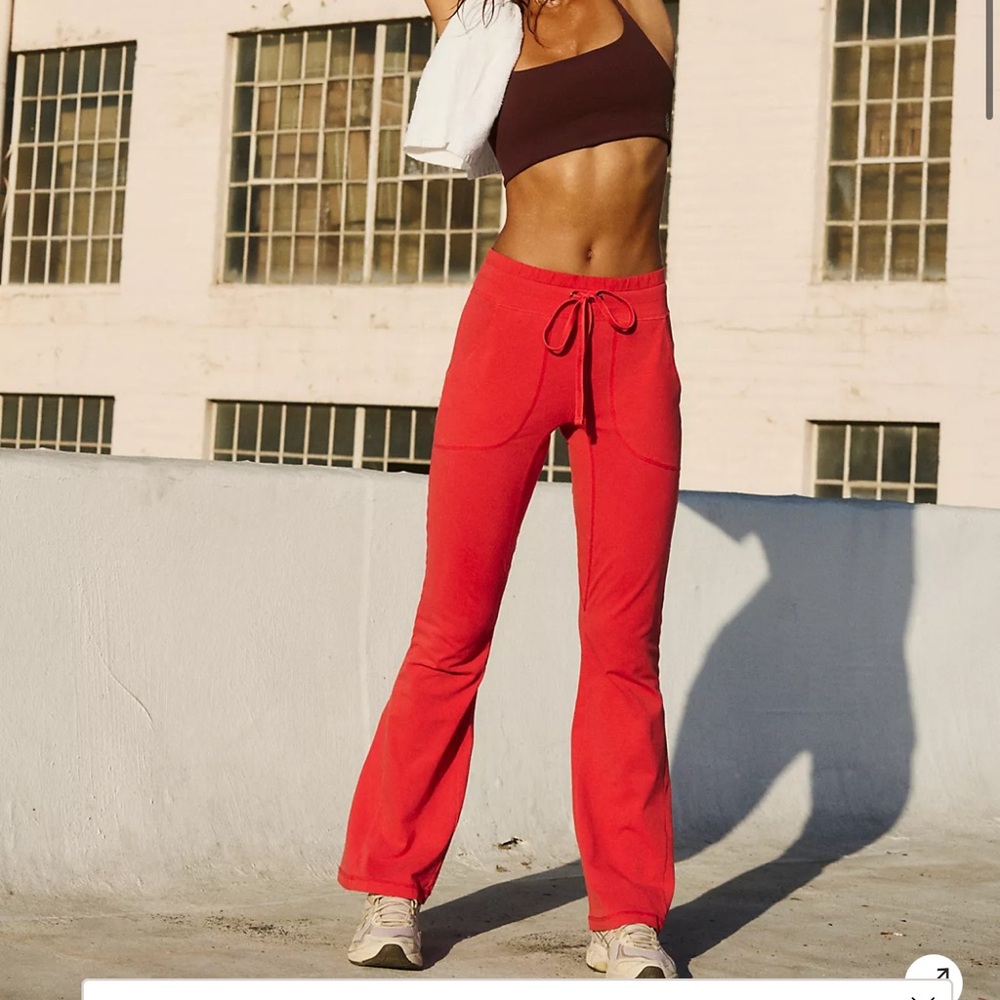 FP MOVEMENT RED FLARE LEGGINGS